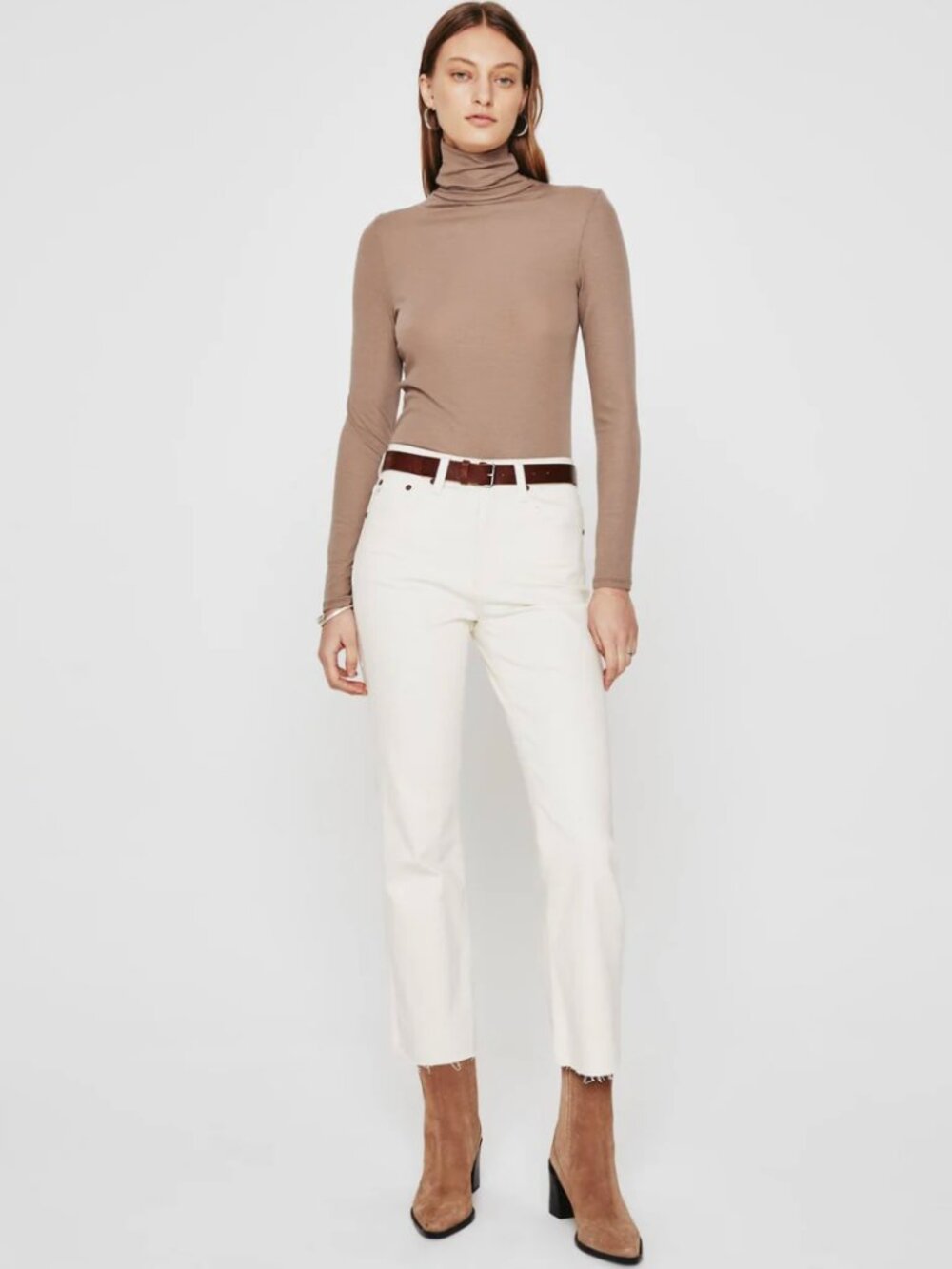 AG Denim Kinsley High-Rise Crop Jeans, size 24, NWT